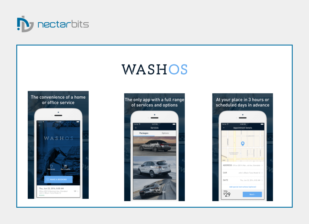 WashOS Car Wash App