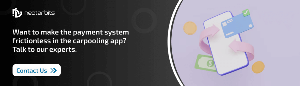 carpooling payment system integration