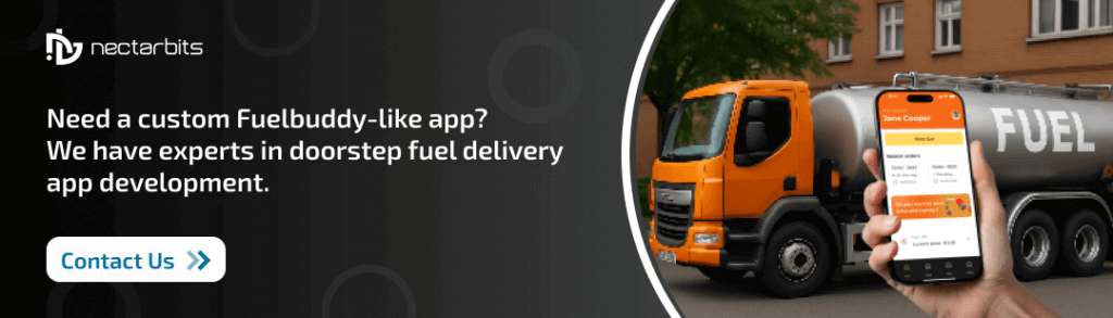 Fuel delivery app
