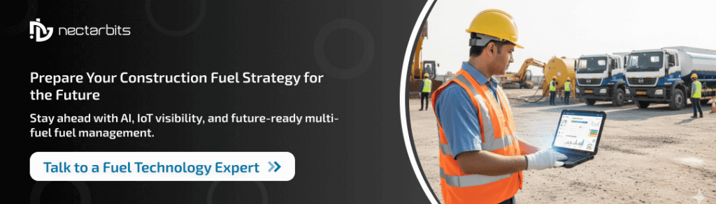 construction site fuel delivery software

