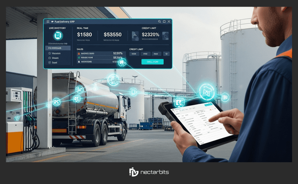 fuel delivery ERP integration

