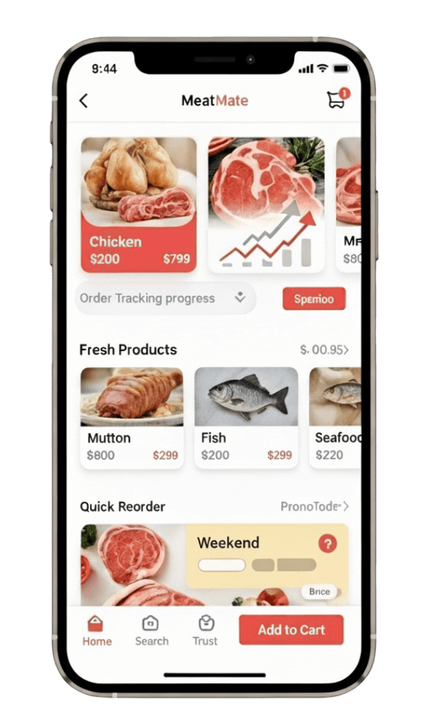  Meat Delivery App