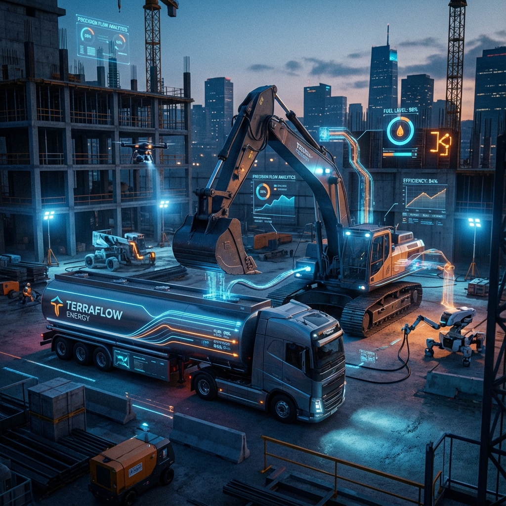 Construction site fuel delivery